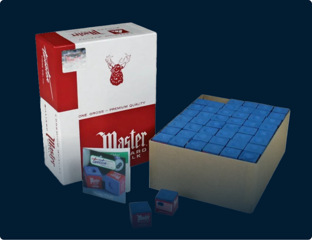 Lơ Mỹ Master Billiard Chalks - Màu Xanh